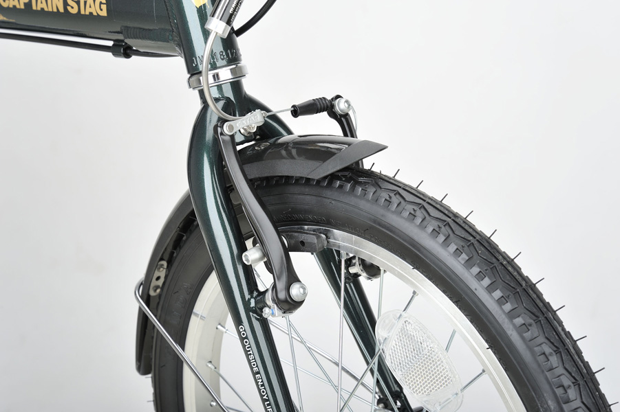 スギ薬局 ポイント交換サイト 16インチ キャプテンスタッグ アルミ折りたたみ自転車 ブリティッシュグリーン